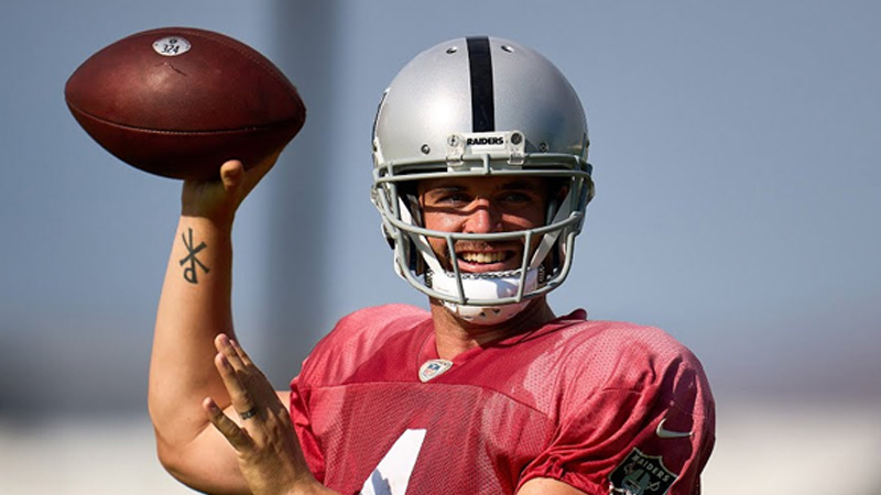 What Does the Tattoo on Derek Carr’s Right Wrist Mean?