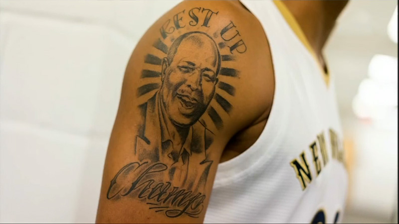 What Is That Tattoo On Anthony Davis Right Arm? - Metro League