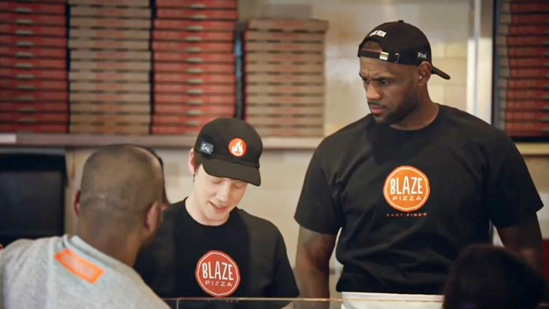 Lebron James Own Blaze Pizza