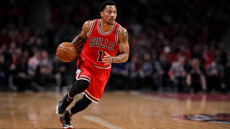 how fast can derrick rose run