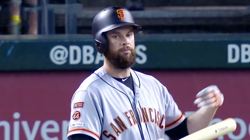 Brandon Belt Nicknamed Giraffe