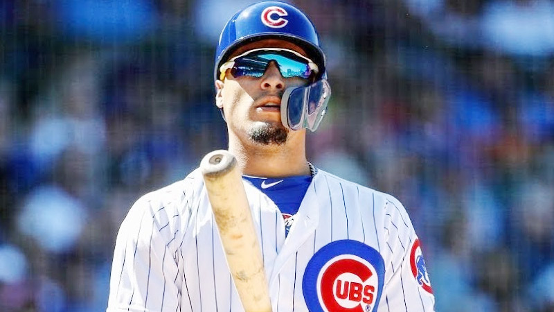 Javier Baez Wear a Face Guard