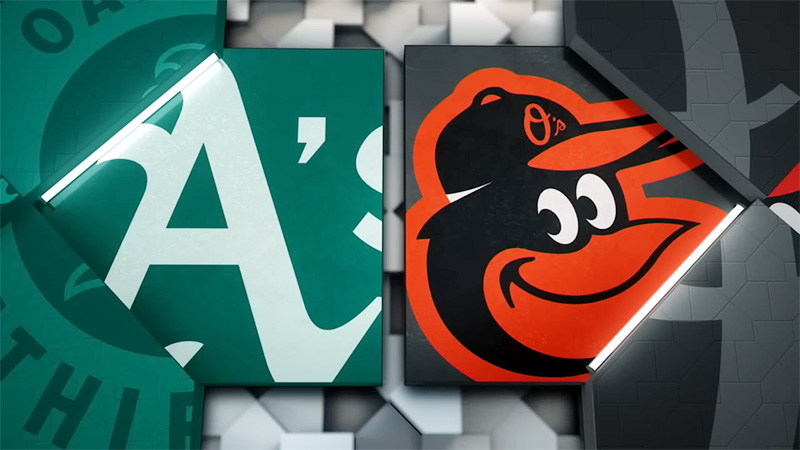 Athletics & Orioles Scored 6-6