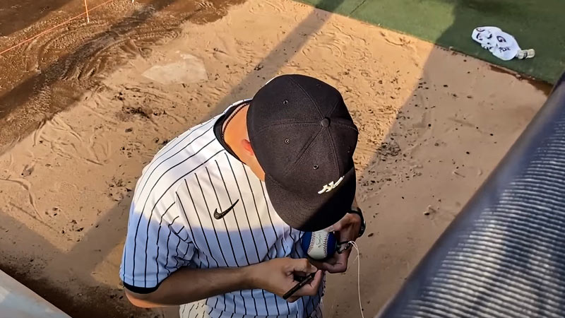 Batting Practice and Autographs