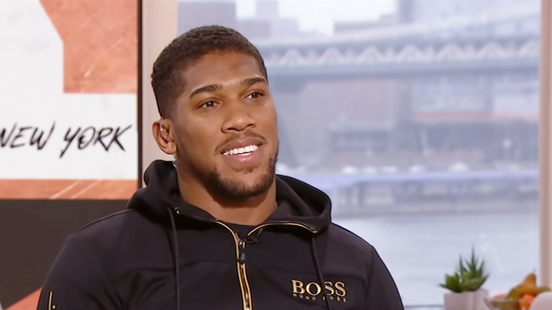 Anthony Joshua not boxing