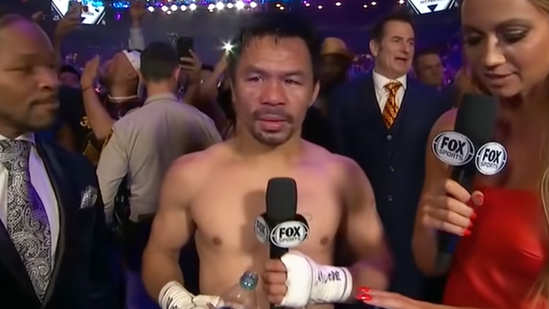 what happened to manny pacquiao