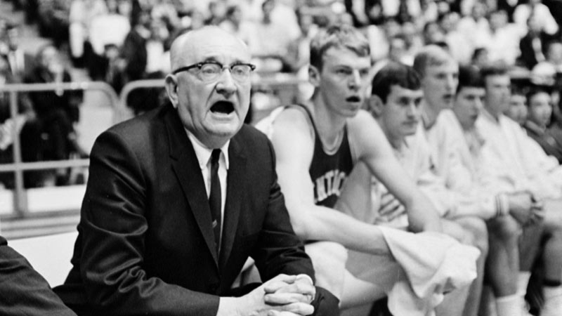 Adolph Rupp (Formerly at the University of Kentucky)