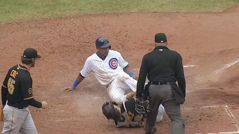 How Baseball Collisions at Home Plate Rules Rule Applied?