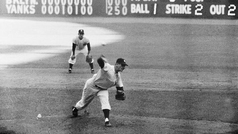 Game 5 of the 1956 World Series: Brooklyn Dodgers vs New York Yankees