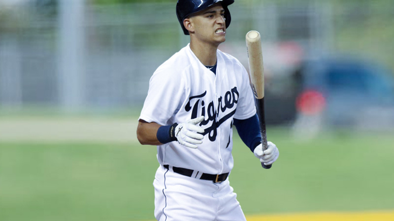 Jersey of the Detroit Tigers Say 'Tigres