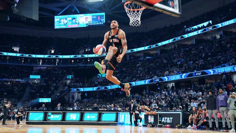 Slam Dunk Contest in NBA All-Star Weekend