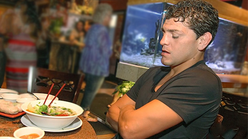 is nick diaz vegan