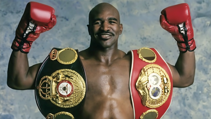 what is evander holyfield famous for
