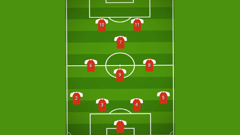 4-3-1-2 Formation