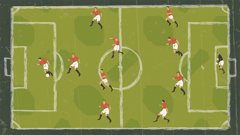 4-4-1-1 Soccer Formation