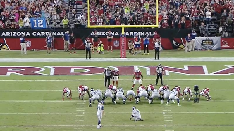 Crossbar in Kick Attempt