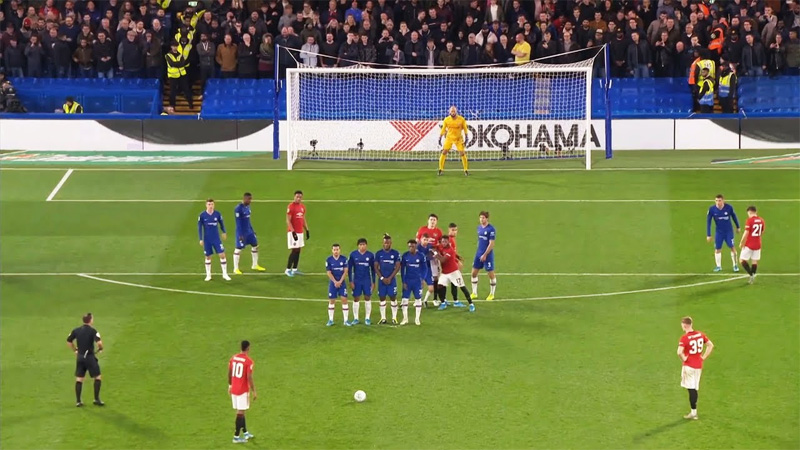 Curling Free Kick Drill