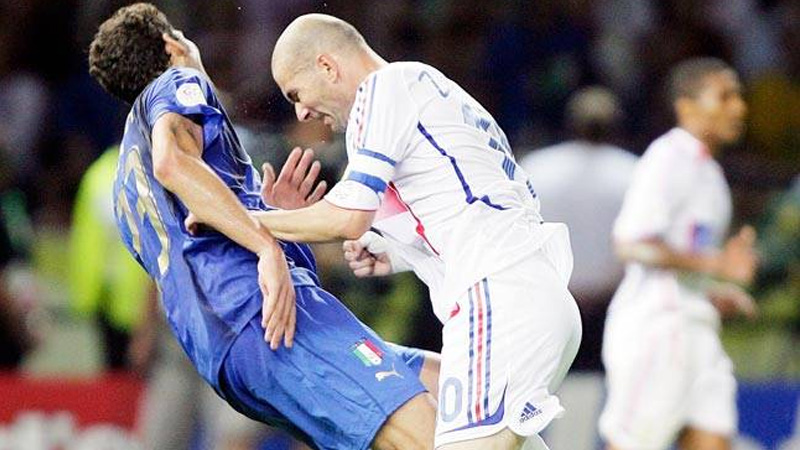 Examples of Striking an Opponent Foul in Soccer