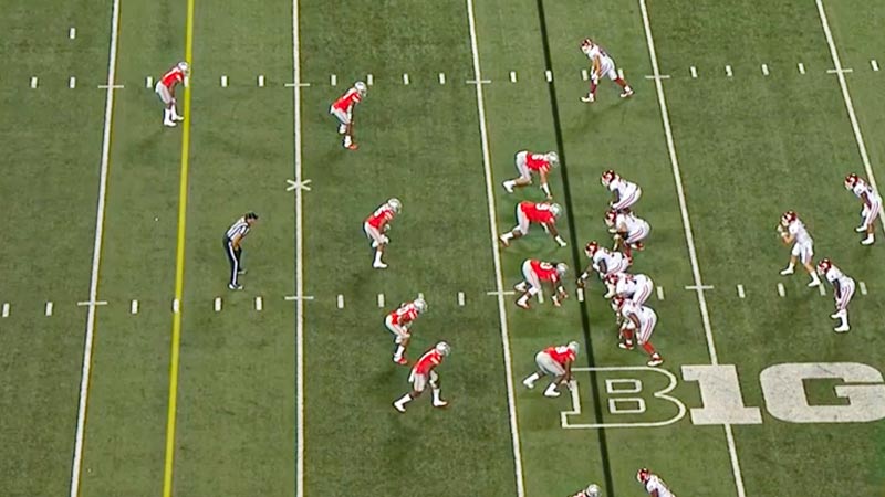 Football Split Back Formation