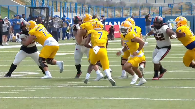 Football Wishbone Offense