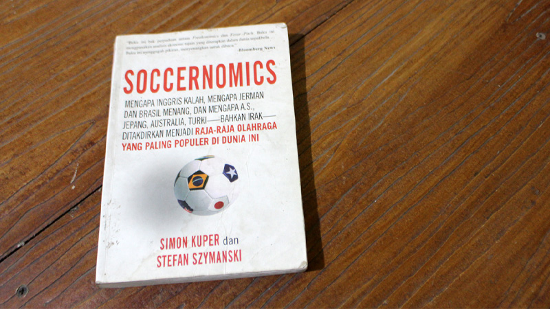Soccernomics" by Simon Kuper and Stefan Szymanski (2009)