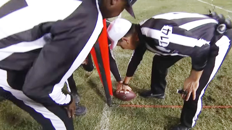 Use a Football Down Marker and Chains