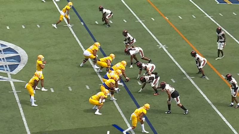 Use of Football Out Pattern