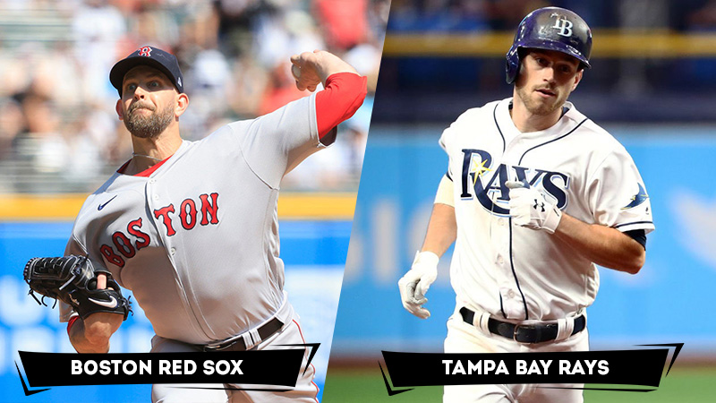 Rays Defeat Red Sox 8-3 in Series Opener