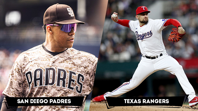 padres vs rangers