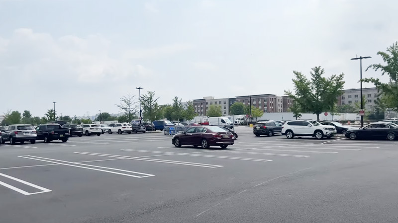 Secaucus Walmart Parking Lot