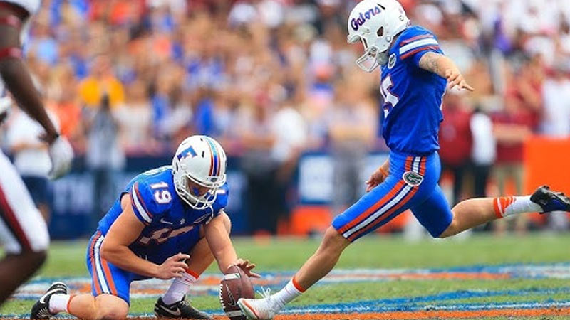Skilled Football Kicker