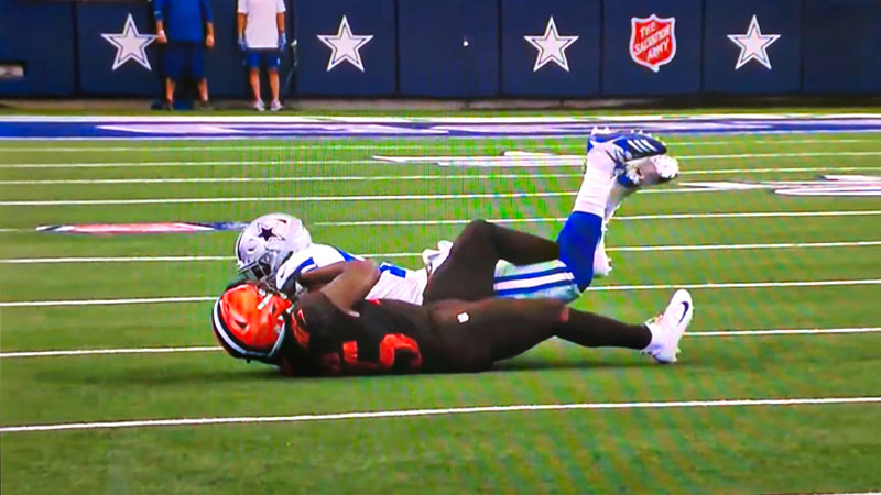 Hit on Defenseless Player