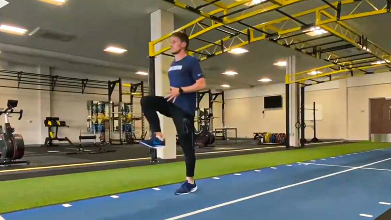 Hop and Switch Drill