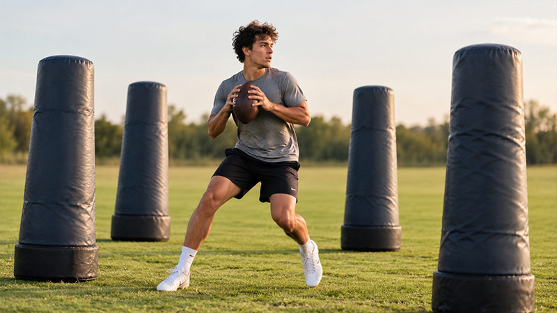 Quarterback Pocket Movement Drill