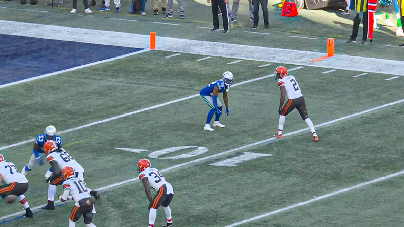 American Football Cover 1 Defense
