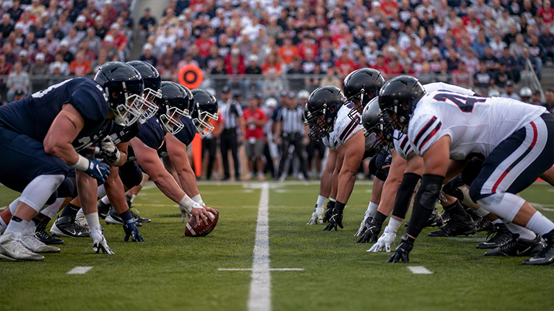 American Football Line of Scrimmage Rules