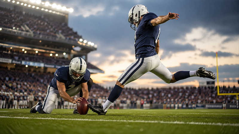 Football Kicker Position