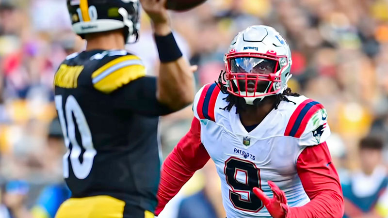 How Do Red Sleeves Protect Matthew Judon’s Skin During Games?