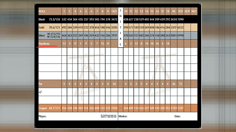 Overview of Callaway Handicap System Scoring