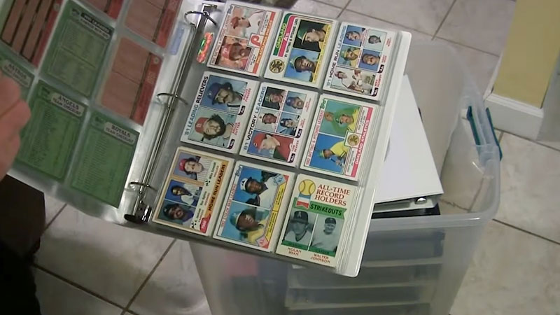 Organize Baseball Cards