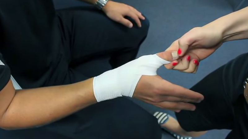 How To Tape A Jammed Thumb For Baseball