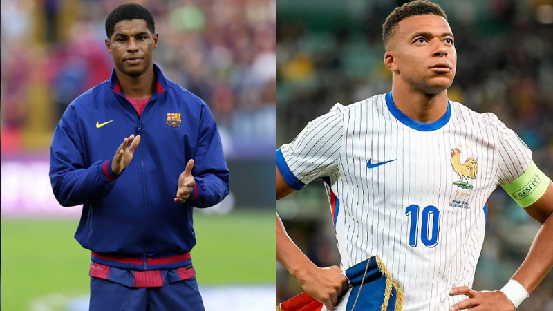 Marcus Rashford vs Kylian Mbappé