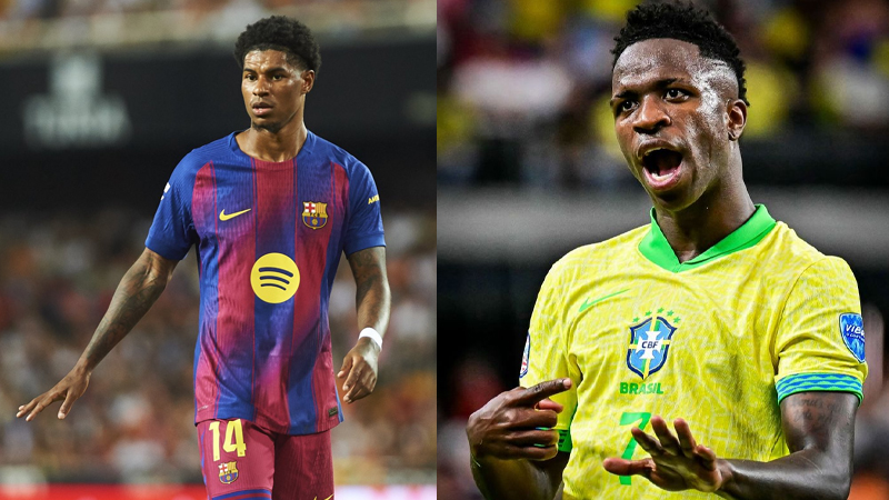 Marcus Rashford vs Vinícius Júnior