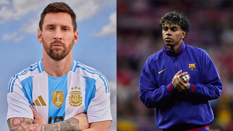 What is the connection between Lionel Messi and Lamine Yamal