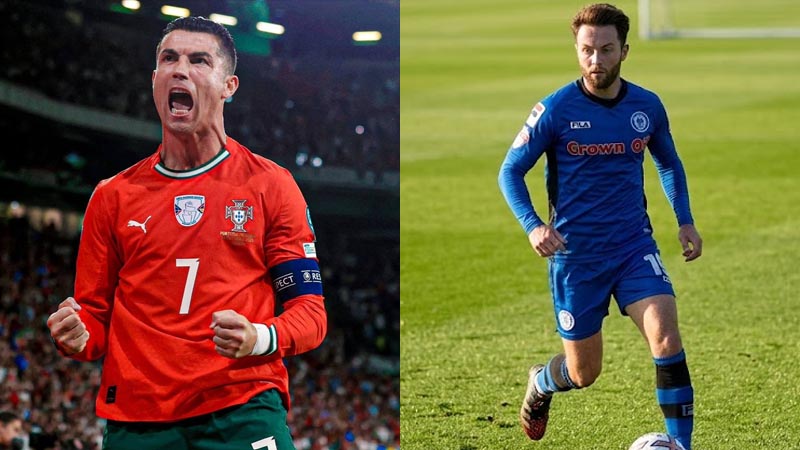 Cristiano Ronaldo and Tom Kennedy