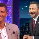 Jimmy Kimmel and Cristiano Ronaldo