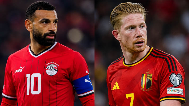 Mohamed Salah vs Kevin De Bruyne