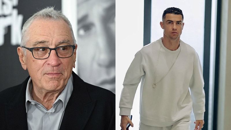 Robert De Niro and Cristiano Ronaldo