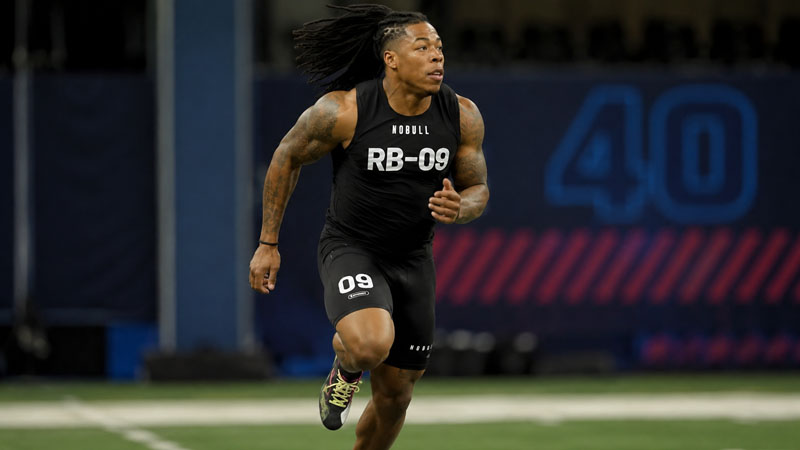 jahmyr gibbs 40 time