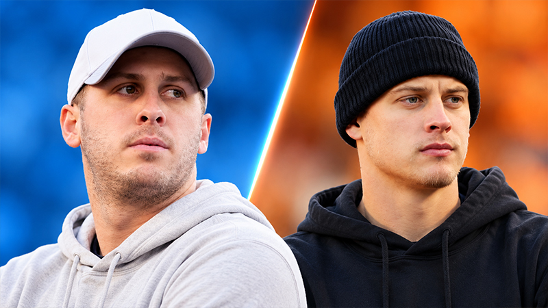 Jared Goff vs. Joe Burrow